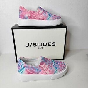 JSLIDES Stretch Fabric Slip On Sneakers Women Size 7